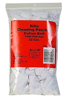 41330 Southern Bloomer 118 Cleaning Patches  .22 Cal Cotton 1000 Per Bag