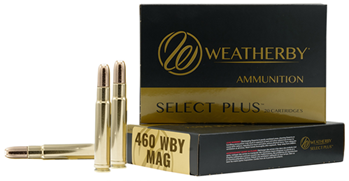 42198 Weatherby B460450TSX Select Plus  460 Wthby Mag 450 gr Barnes TSX Lead Free 20 B