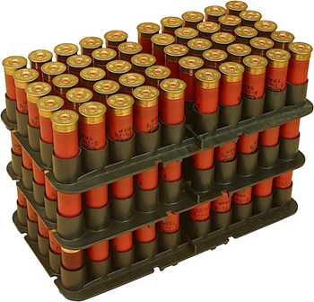 Mtm Molded Prod 42390 MTM Case-Gard ST-20-40 Shotshell Tray  Black 20 Gauge Shotgun 50rd Polypropylene