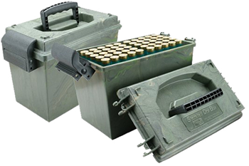 Mtm Molded Prod 42419 MTM Case-Gard SD-100-12-09 Shotshell Dry Box  Shotgun Wild Camo Polypropylene 10