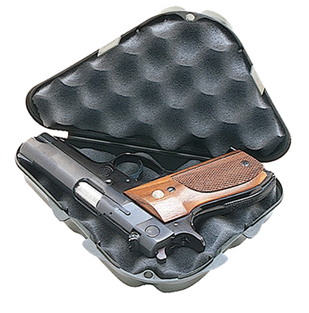 Mtm Molded Prod 42429 MTM Case-Gard 802C-40 Pocket Pistol Case made of Nylon with Black Finish & Foam