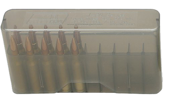 Mtm Molded Prod 42437 MTM Case-Gard J-20-M-41 J-20 Slip Top Multi-Caliber Rifle Clear Smoke Polypropyl