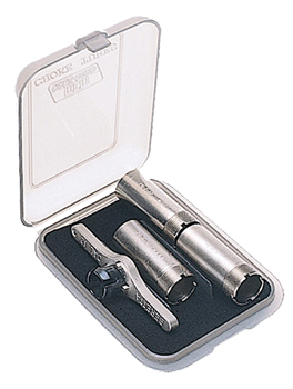 Mtm Molded Prod 42443 MTM Case-Gard CT3-41 Choke Tube Case  3 Chokes Polypropylene Clear Smoke