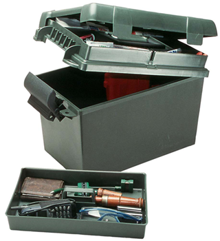 Mtm Molded Prod 42453 MTM Case-Gard SPUD1-11 Sportsmen's Plus Utility Dry Box Forest Green Polypropyle