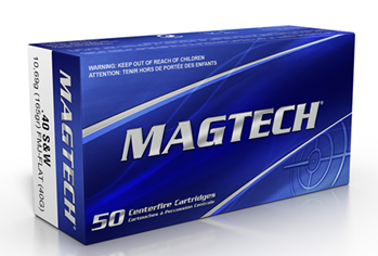 43052 Magtech 40G SPORT SHOOTING 40 Smith & Wesson Full Metal Case 165 GR 50Box/20Case