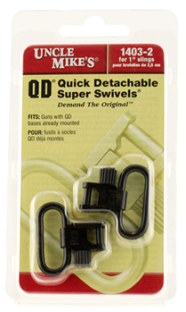 Michaels Of Ore 44142 Uncle Mikes 14032 QD Super Swivel with Tri-Lock 1" Quick Release Blued Steel