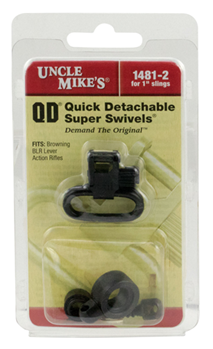 Michaels Of Ore 44145 Uncle Mike's 14812 Super Swivel  made of Steel with Blued Finish, 1" Loop Size &