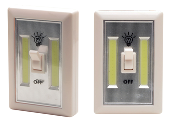 Gsm Outdoors 44262 Cyclops CYCCOB2PK Light Switch  200 Lumens LED Ivory Plastic 2 pk