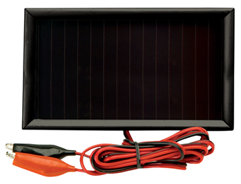 Gsm Outdoors 44299 American Hunter BLEC12 Economy Solar Charger 12 Volt White Features Trickle Char
