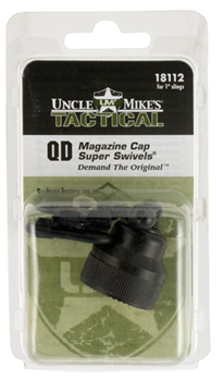 Michaels Of Ore 44430 Uncle Mike's 18112 Mag Cap Swivel Set made of Steel with Blued Finish, 1" Loop S