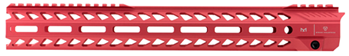 Strike Industri 44821 Strike STRIKERAIL Strike Rail  AR-15 Red Aluminum 15.50" M-LOK