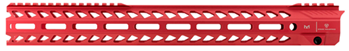 Strike Industri 44829 Strike STRIKERAIL Strike Rail  AR-15 Red Aluminum 17" M-LOK