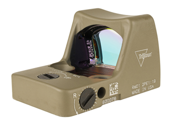 44834 Trijicon 700624 RMR Type 2 Flat Dark Earth Cerakote 1x 3.25 MOA Illuminated Red