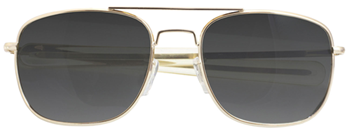 Camp Co 4548 Humvee Adventure Gear HMV52BGOLD Sunglasses  Polarized MIL-PRF-31013 Gray Lens w