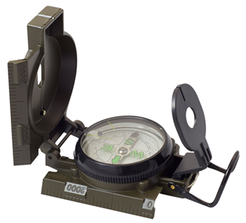 Camp Co 4553 Humvee Adventure Gear HMVCOMPASSOD Military Compass OD Green