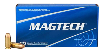 45843 Magtech 40PS Range/Training  40 S&W 180 gr Full Metal Jacket Flat Nose (FMJFN) 5