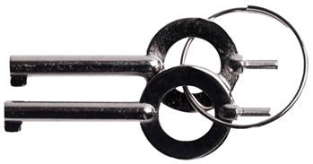 Camp Co 4585 Uzi Accessories UZIKEYPAIR Law Enforcement Key Set Law Enforcement Key Set