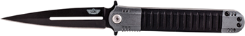 Camp Co 4604 Uzi Accessories UZKFDR009 Covert  3.50" Folding Spear Point Plain Black Stainles