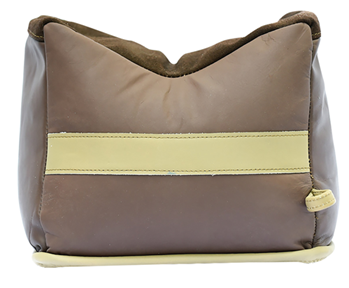 Altus Brands 4622 BenchMaster BMALBBKE American Bison Rifle Rest Front Bag Unfilled Brown Leather