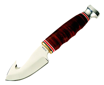 Kabar 46390 Ka-Bar 1234 Game Hook  3.25" Fixed Gut Hook Plain 4116 Stainless Steel Blade Sta