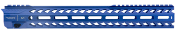 Strike Industri 46477 Strike STRIKERAIL Strike Rail  AR-15 Blue Aluminum 15.50" M-LOK
