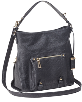 Bulldog Cases 46581 BDP-053 BULLDOG HOBO ANNA PURSE BLK