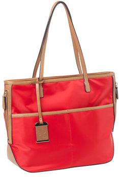 Bulldog Cases 46589 Bulldog BDP056 Tote Purse w/Holster Red Nylon Most Sm Pistols & Revolvers Right