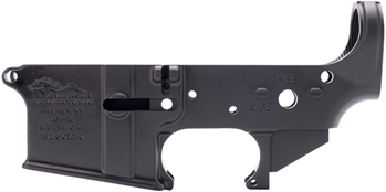 Anderson Mfg 46600 Anderson D2K067A000OP Stripped Lower Receiver  Multi-Caliber Black Anodized Fini