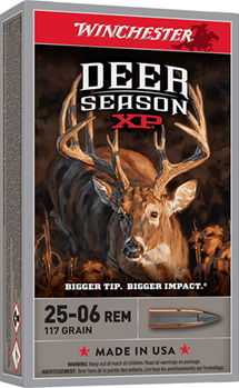 Winchester Ammu 46611 Winchester Ammo X2506DS Deer Season XP  25-06 Rem 117 gr Extreme Point Polymer T