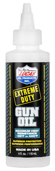 Lucas Oil Produ 46684 Lucas Oil 10877 Extreme Duty Gun Oil Against Heat, Friction, Wear 4 oz Squeeze B