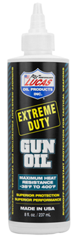 Lucas Oil Produ 46685 Lucas Oil 10870 Extreme Duty Gun Oil Against Heat, Friction, Wear 8 oz Squeeze B