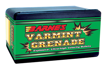 47757 Barnes Bullets 30171 Varmint Grenade  .22 Cal .224 36 gr Flat Base Hollow Point