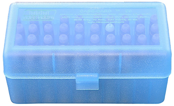 Mtm Molded Prod 47993 MTM Case-Gard RSLD-50-24 Case-Gard R-50 Multi-Caliber Rifle Clear Blue Polypropy