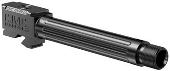 Cmc Triggers Co 49424 CMC Triggers 75511 Match Precision  9mm Luger 4.48" Black DLC Finish 416R Stainl
