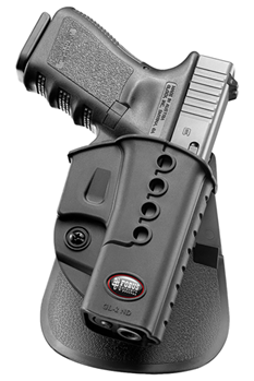 49580 Fobus GL2ERRP Roto Evolution Paddle Holster For Glock Black Plastic