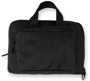 Bulldog Cases 49599 Bulldog BD915 Mini Range Bag 11x7x2" w/Front Pocket Water-Resistant Nylon Black