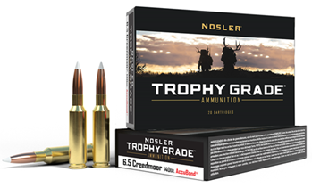 50368 Nosler 60080 Trophy Grade  6.5 Creedmoor 140 gr AccuBond 20 Bx/ 10 Cs