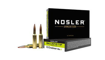 50375 Nosler 40064 Ballistic Tip  6.5 Creedmoor 140 gr Ballistic Tip 20 Bx/ 10 Cs