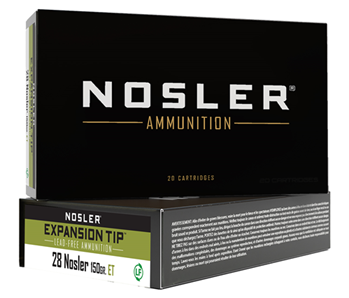 50387 Nosler 40039 E-Tip  28 Nosler 150 gr E-Tip Lead-Free 20 Bx/ 10 Cs