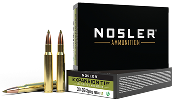 50392 Nosler 40036 E-Tip  30-06 Springfield 168 gr E-Tip Lead-Free 20 Bx/ 10 Cs