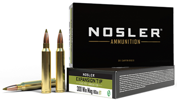 50394 Nosler 40038 E-Tip  300 Win Mag 180 gr E-Tip Lead-Free 20 Bx/ 10 Cs