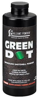 Alliant Powder/ 50569 Alliant Powder GREENDOT Shotshell Powder Green Dot Shotgun Multi-Gauge Gauge 1 l