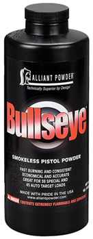Alliant Powder/ 50574 Alliant Powder BULLSEYE Pistol Powder Bullseye Handgun Multi-Caliber 1 lb