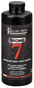 Alliant Powder/ 50579 Alliant Powder RELODER7 Rifle Powder Reloder 7 Rifle Multi-Caliber 1 lb