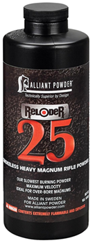 Alliant Powder/ 50583 Alliant Powder RELODER25 Rifle Powder Reloder 25 Rifle Multi-Caliber Magnum 1 lb