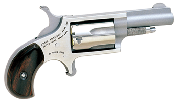 North American Arms 22 LONG RIFLE NAA 22LLR Mini-Revolver 22LR 1.62" 5rd Rosewood Grip Stainless