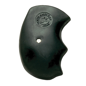 51210 North American Arms GMMM Oversized Grip  Black Rubber for NAA Pug, Black Widow,