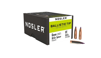 51511 Nosler 24090 Ballistic Tip Hunting 6mm .243 90 GR Ballistic Tip Hunting 50 Per B