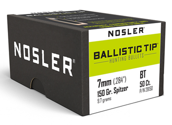 Nosler 51659 28150 NOSLER 7MM 150GR BALLISTIC TIP 50CT