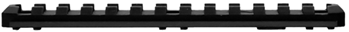 Aim Sports Inc 52001 Aim Sports MLRS3 Rail Section M-LOK Rifle Picatinny Rail 6" 15 Slot Black Anodiz